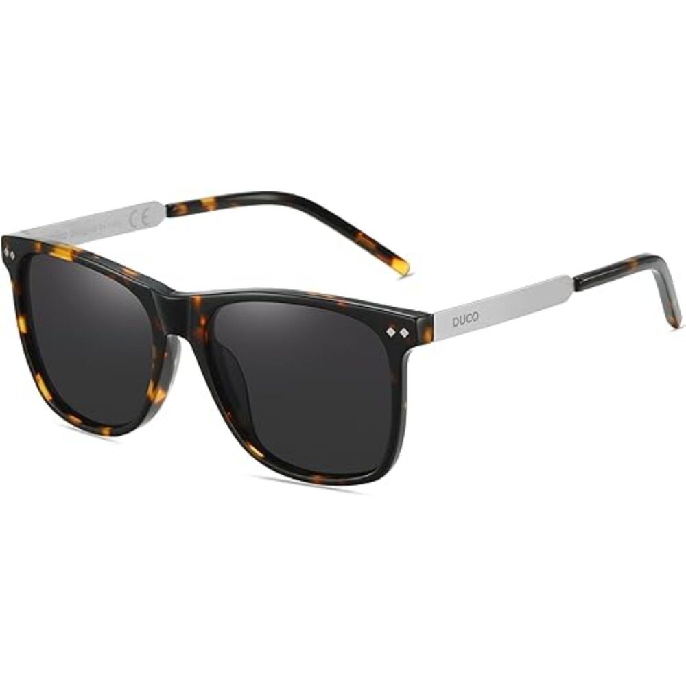 Retro Square Polarized Sunglasses, 1GG-145SUNG002